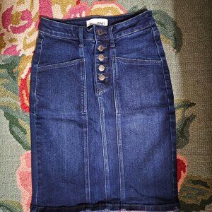 Vervet Pencil Jean Skirt Size XSmall